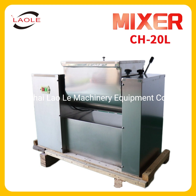 CH-20 Trough Mixer Paddle Mixer CH Wet Dry Liquid Drink Coffee Pepper Powder Groove Type Blende Trough Type Blender or Mixer